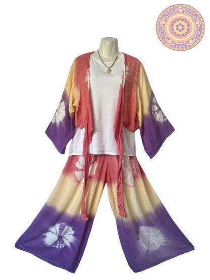 Top y Palazzo TYE DYE