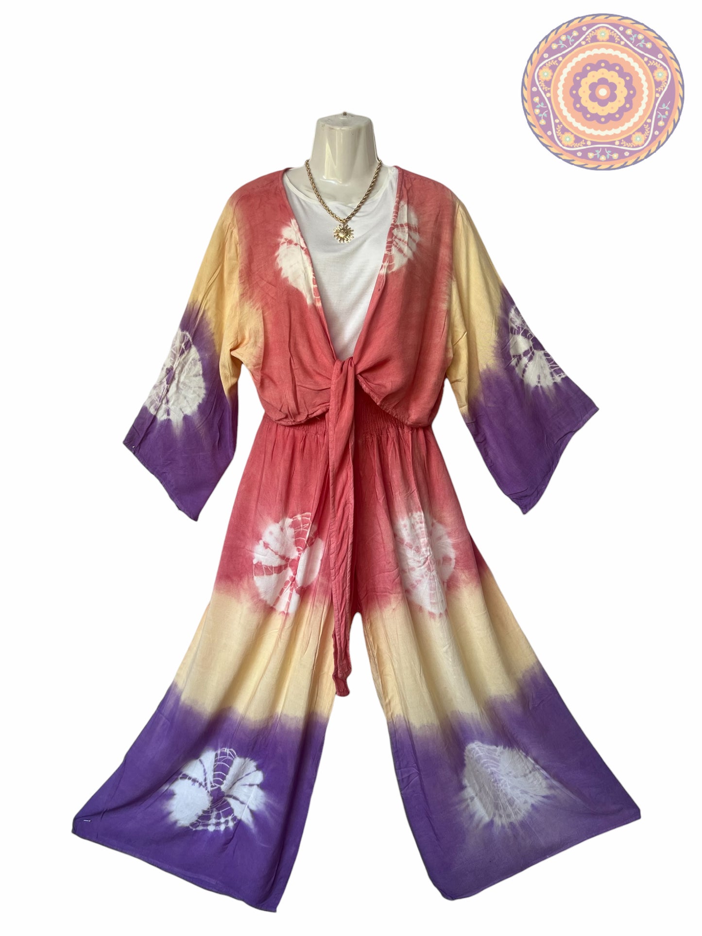 Top y Palazzo TYE DYE