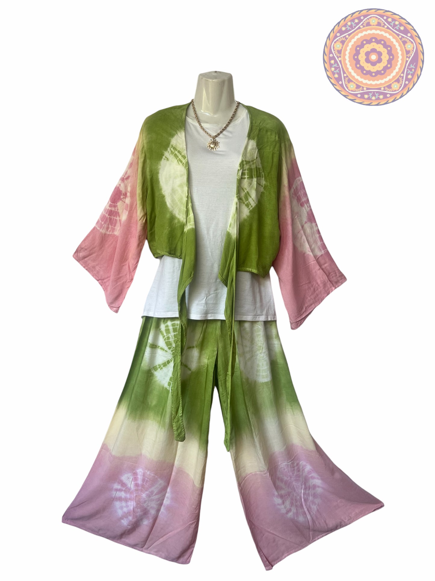 Top y Palazzo TYE DYE