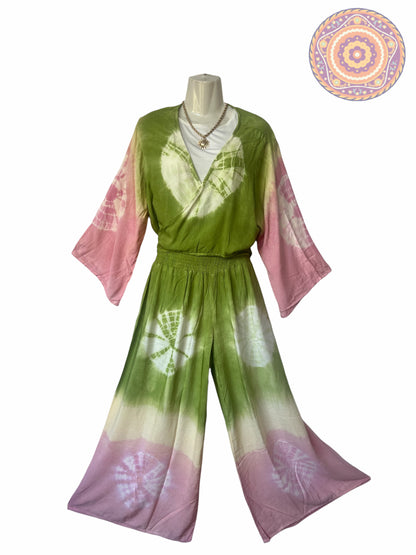 Top y Palazzo TYE DYE