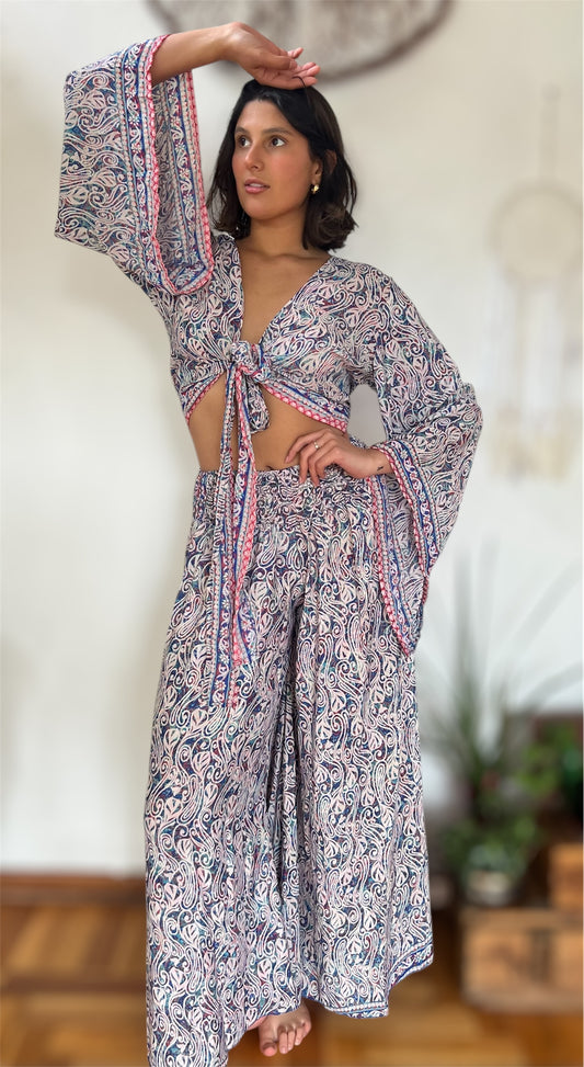 Conjunto Top & Palazzo