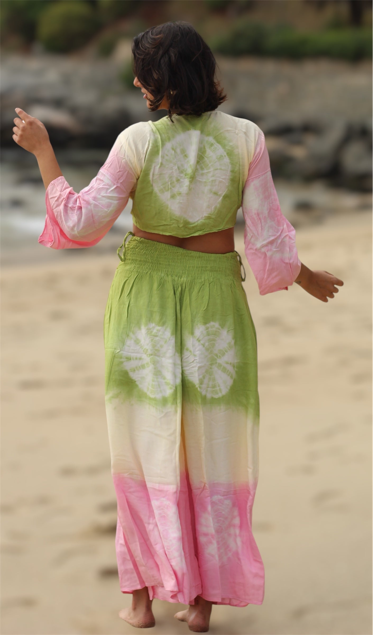 Top y Palazzo TYE DYE